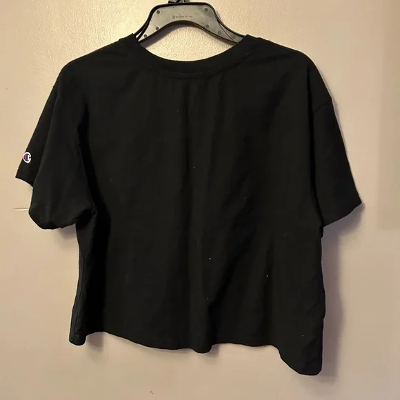 BLACK CHAMPION SMILEY PATCH TEE - Picture 6 of 7